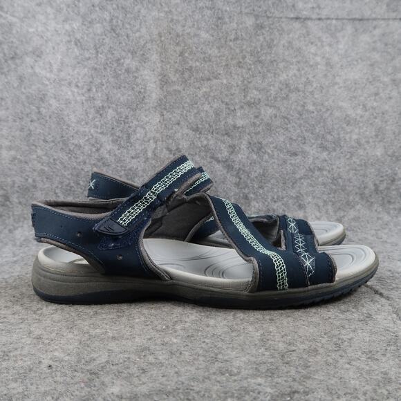 Dr. Scholl's Shoes - Dr Scholls Shoes Womens 8 Sandals Sport Comfort Dynomite Adjustable Strap Blue